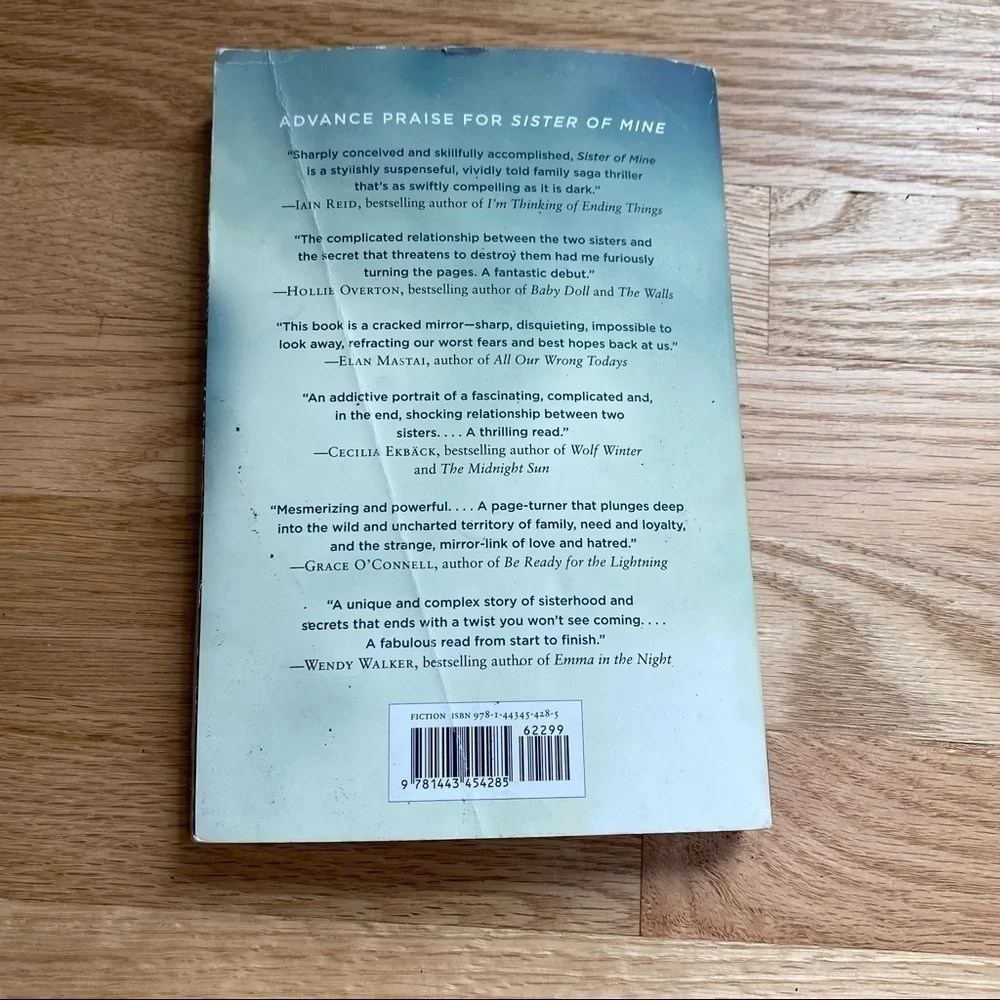 Sister of Mine Paperback Book Laurie Petrou Suspense Thriller
